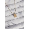 316L Çelik Gold Renk Kare Charm Model Kolye 316L Çelik Gold Renk Kare Charm Model Kolye