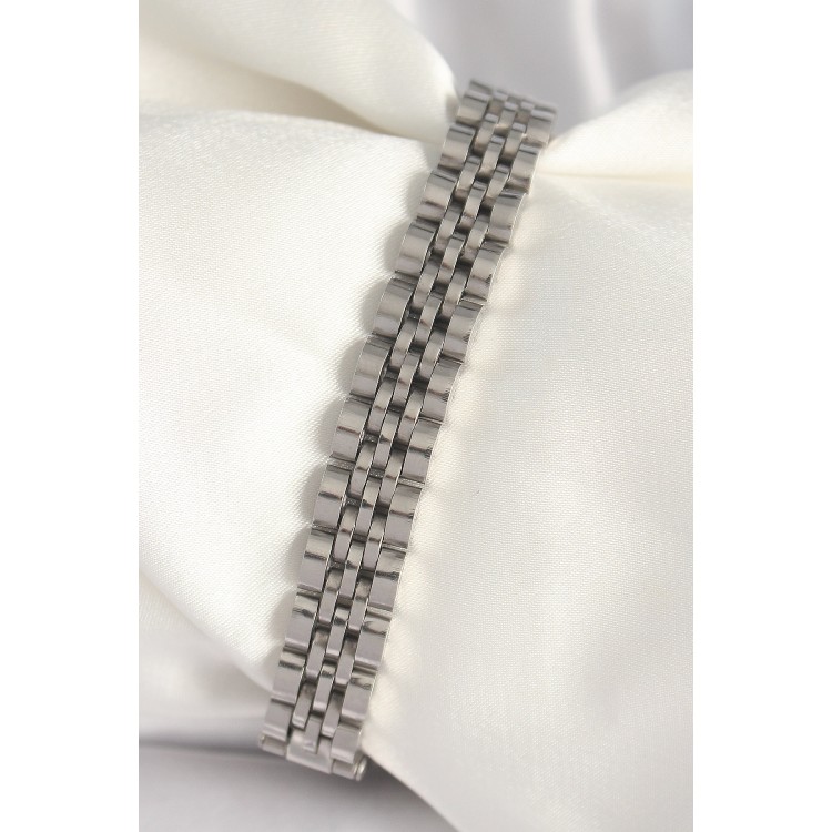 316L Çelik Gümüş Renk Zincir Model Erkek Bileklik