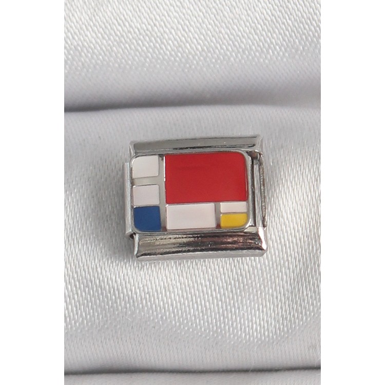 316L Çelik Gümüş Renk Karışık Renk Portre Model Nomination Charm