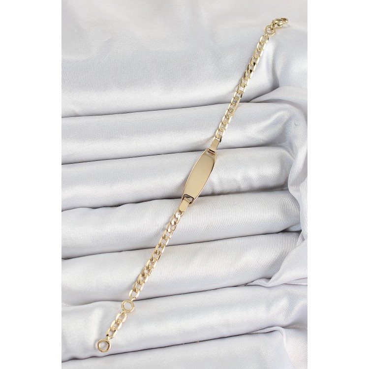 Pirinç Oval Model Gold Renk Xuping Bebek Künyesi