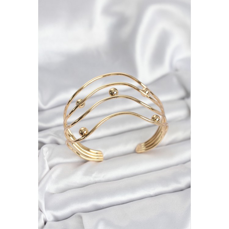 Pirinç Gold Renk Kadın Bileklik