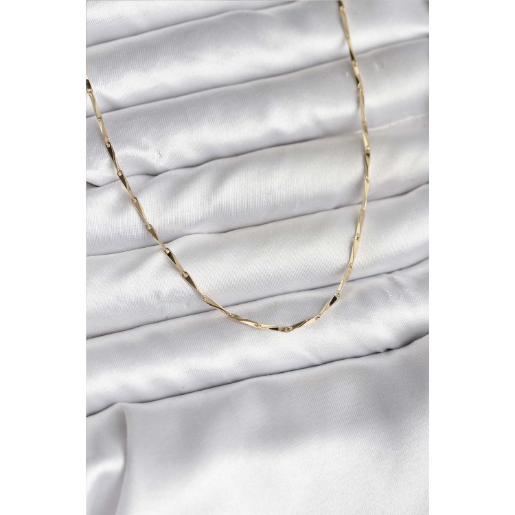 14K Gold Renk Kaplama CM Kadın Kolye