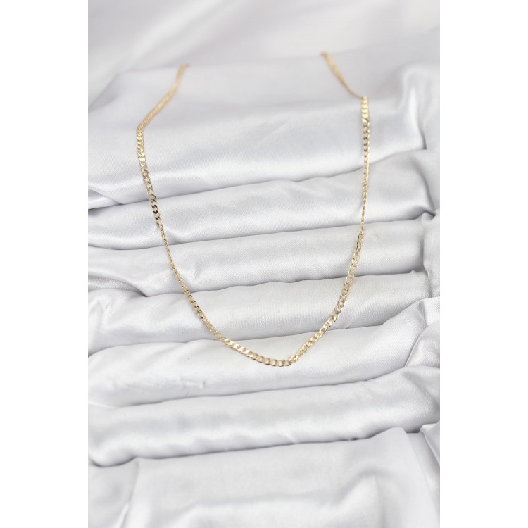 CM 14K Gold Renk Pirinç Zincir Model Kadın Kolye CM 14K Gold Renk Pirinç Zincir Model Kadın Kolye