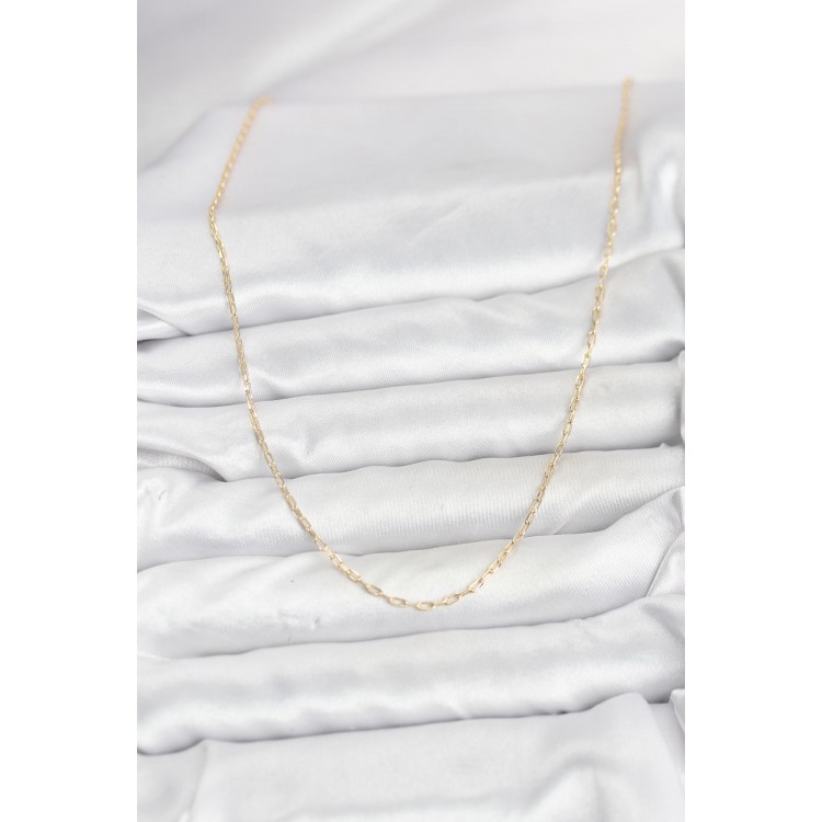 CM 14K Gold Renk Ataç Zincir Model 60 cm Kadın Kolye CM 14K Gold Renk Ataç Zincir Model 60 cm Kadın Kolye