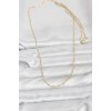 CM 14K Gold Renk Burgu Model 60 cm Kadın Kolye