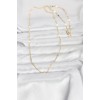 CM 14K Gold Renk Ezme Kalp Detaylı 60 cm Zincir Kadın Kolye CM 14K Gold Renk Ezme Kalp Detaylı 60 cm Zincir Kadın Kolye