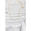CM 14K Gold Renk İnce Kare Zincirli Model 60 cm Kadın Kolye CM 14K Gold Renk İnce Kare Zincirli Model 60 cm Kadın Kolye