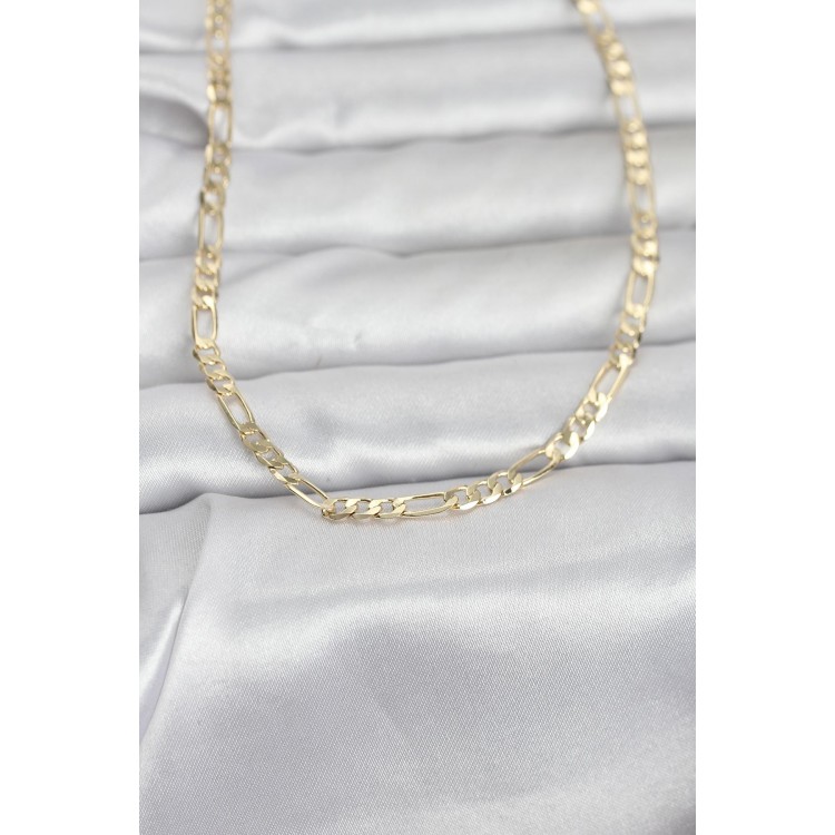 CM 14K Gold Renk Kuşgözü Zincir Model 60 cm Kadın Kolye