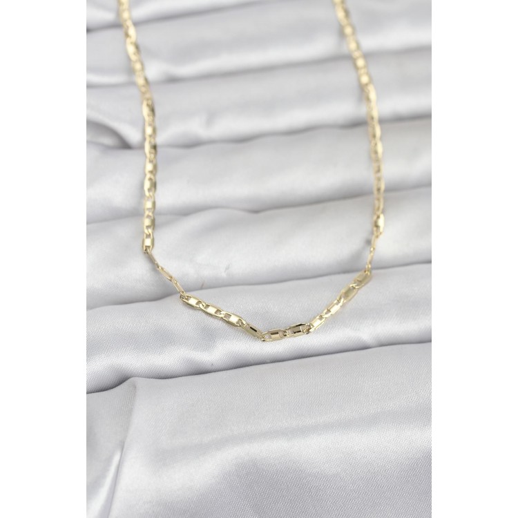 CM 14K Gold Renk Gemici Zincir Model 60 cm Kadın Kolye