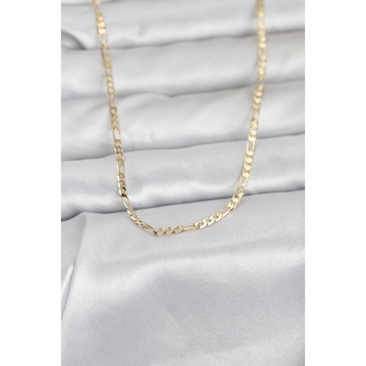 CM 14K Gold Renk İnce Kuşgözü Zincir Model 60 cm Kadın Kolye