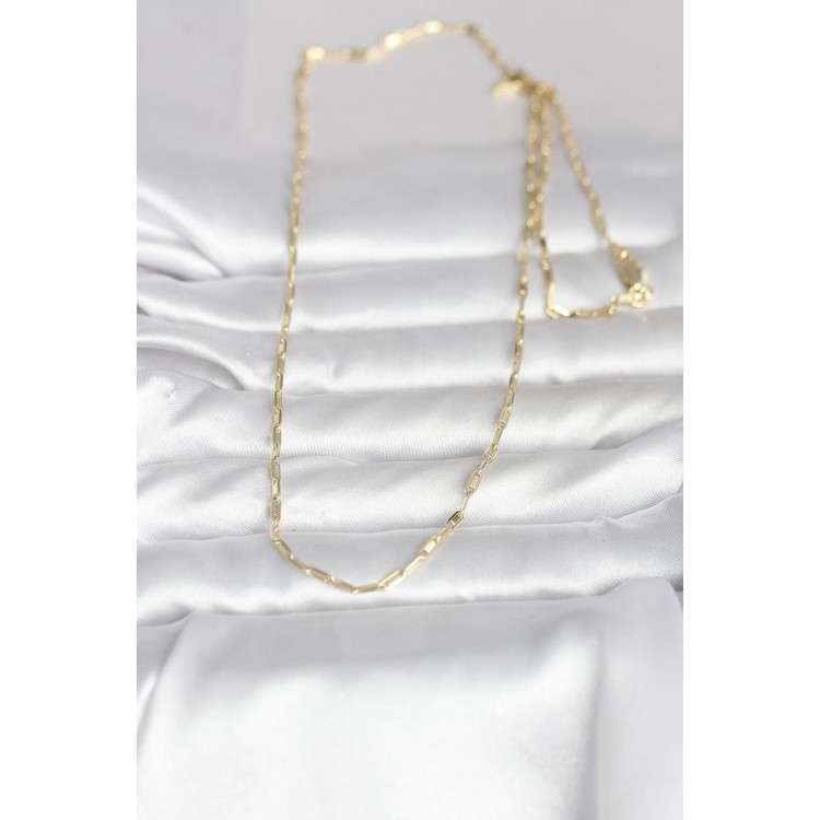 CM 14K Gold Renk İnce Ataç Zincir Model 60 cm Kadın Kolye CM 14K Gold Renk İnce Ataç Zincir Model 60 cm Kadın Kolye