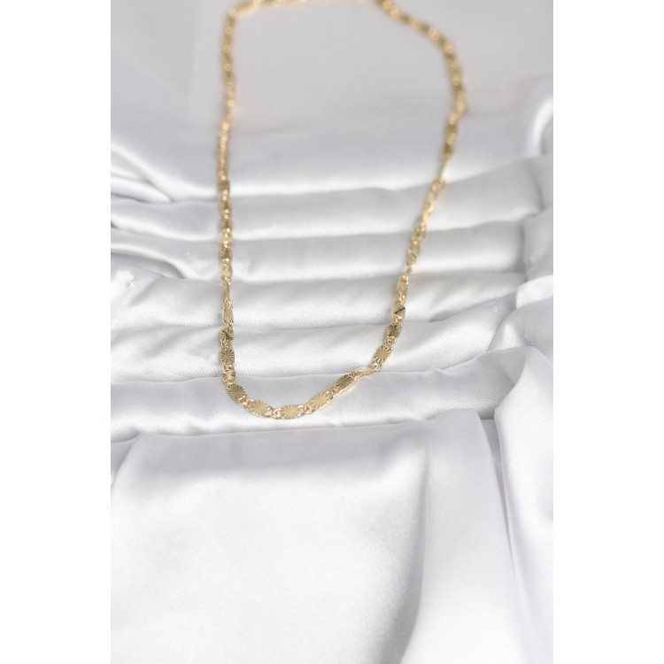 CM 14K Gold Renk Lazer Model 45 cm Kadın Kolye CM 14K Gold Renk Lazer Model 45 cm Kadın Kolye
