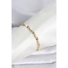 CM 14K Gold Renk Zincir Kalın Yassı Ezme Burgu Model Kadın Bileklik CM 14K Gold Renk Zincir Kalın Yassı Ezme Burgu Model Kadın Bileklik