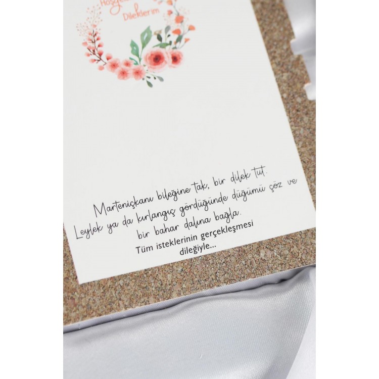 Marteniçka Bileklik 3'lü Kelebek ve Nazar Boncuklu Model