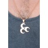 Rose Renk Metal 3 Hilal Figürlü Erkek Kolye Rose Renk Metal 3 Hilal Figürlü Erkek Kolye